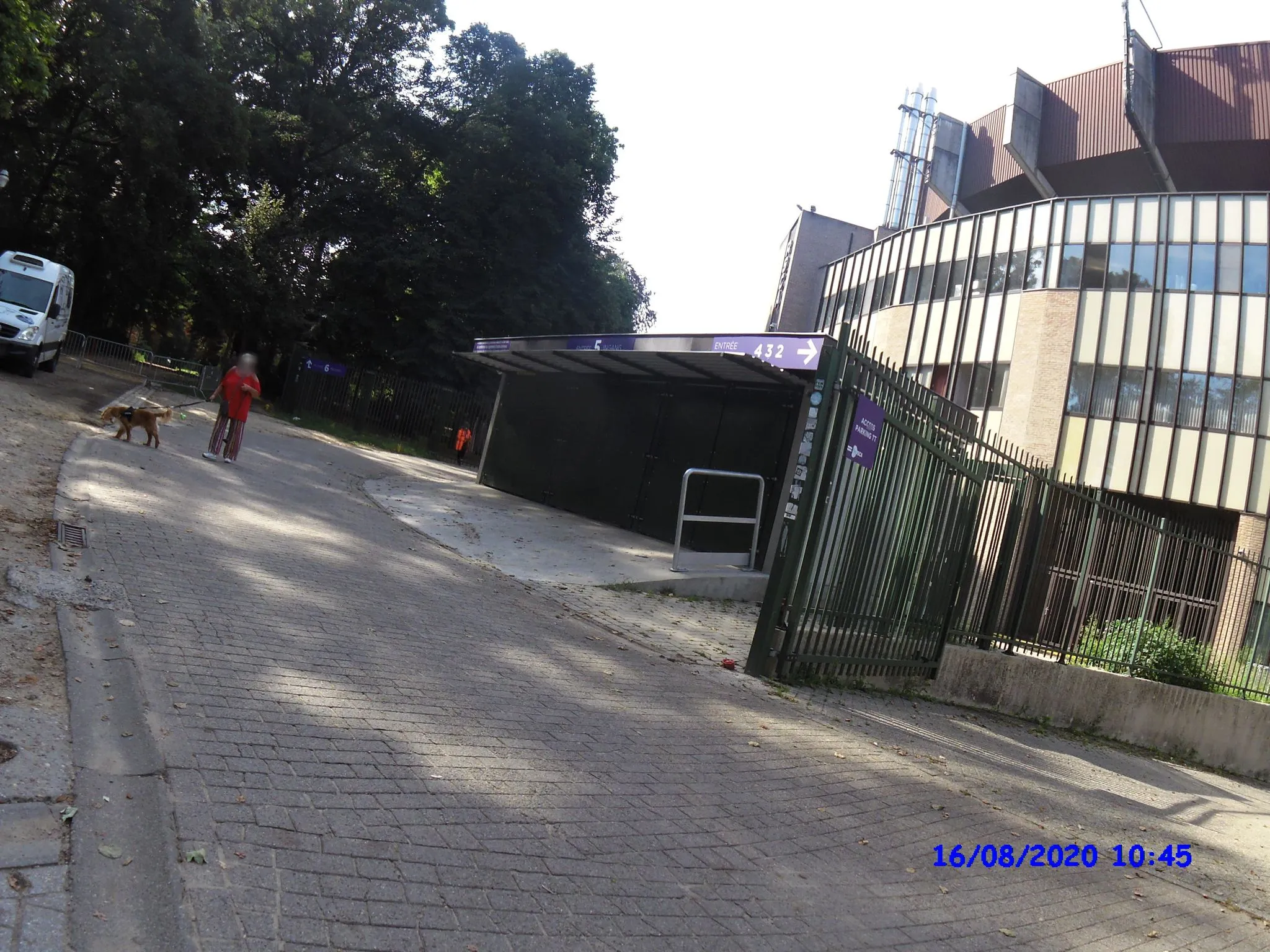 Parkeren in Stadion Lottopark Avenue Théo Verbeeck Brussels